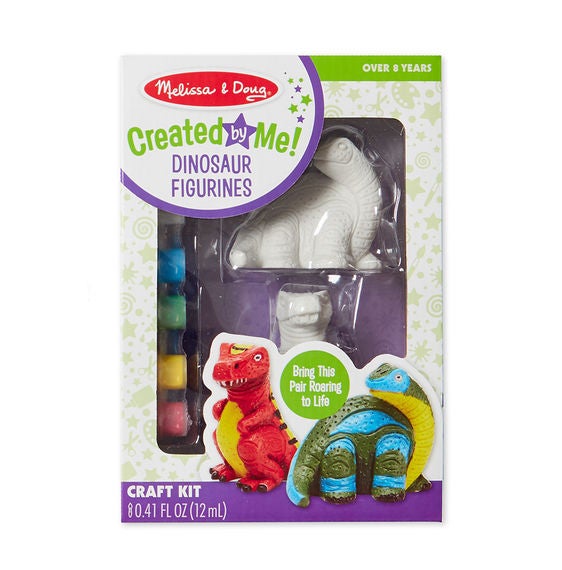 Melissa & Doug Craft Kit, Dinosaur Figurines, Created by Me!, Over 8 Years